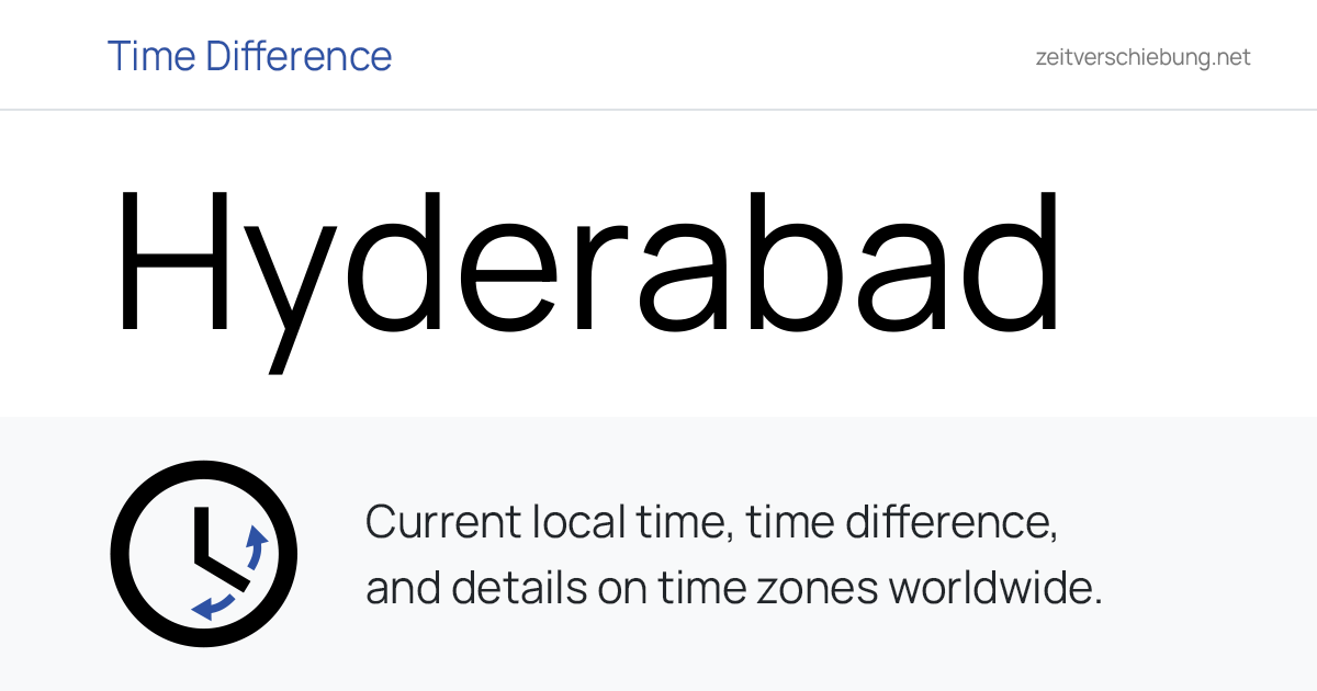 Hyd Time Current Local Time in Hyderabad, India (Hyderābād, Telangana): Date ...