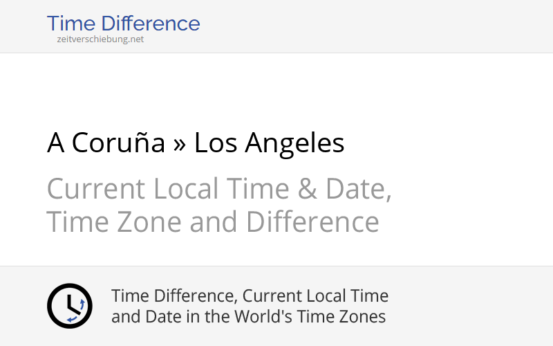 Time Difference Between Usa And Spain