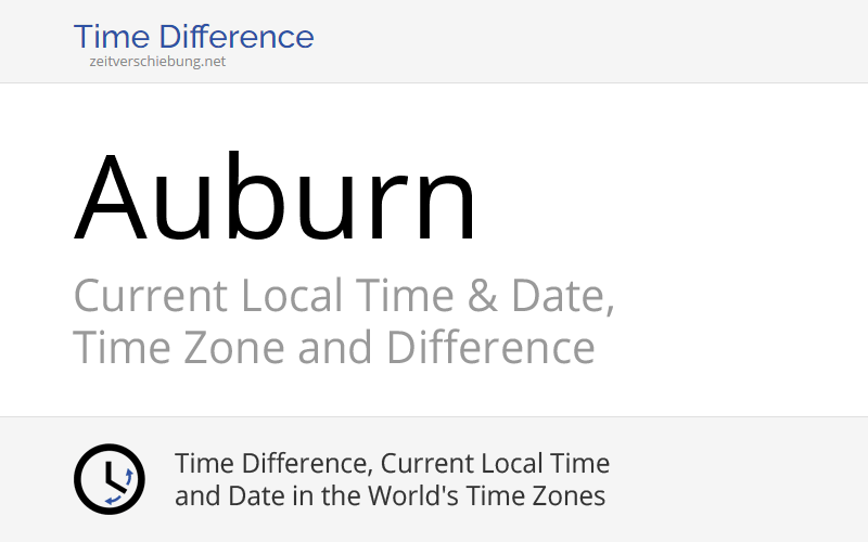 Current Local Time in Auburn, United States (King County, Washington ...