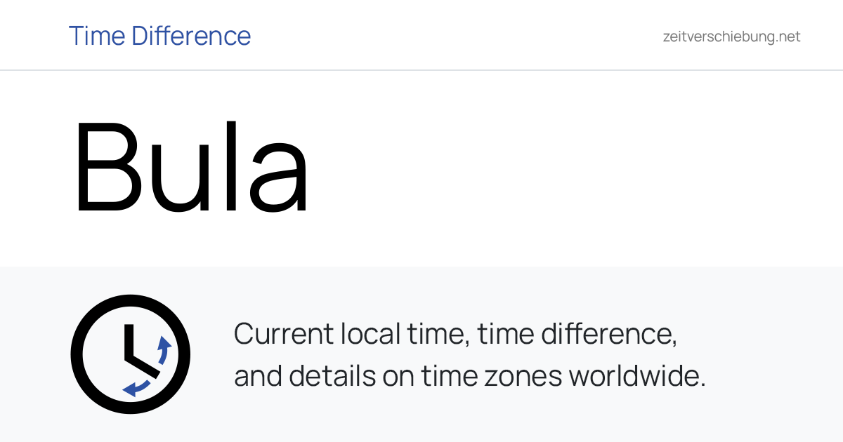 Current Local Time in Bula, Guinea-Bissau (Cacheu): Date, time zone ...