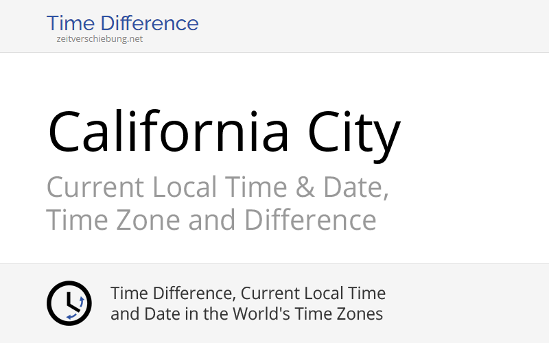 Current Date And Time In California