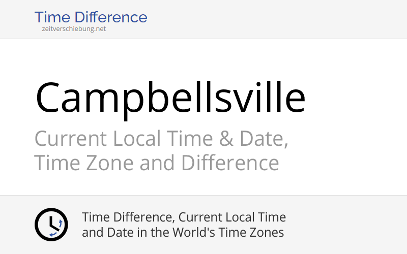 Campbellsville Ky Time Zone