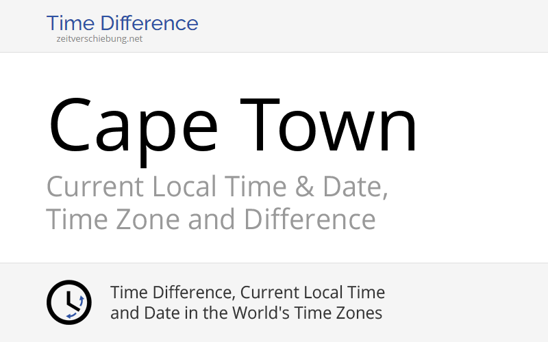 Current Local Time in Cape Town, South Africa (City of Cape Town