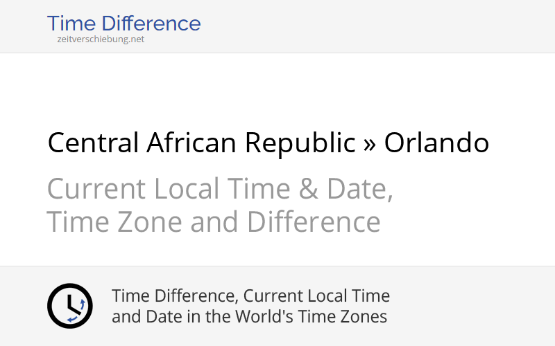time-difference-central-african-republic-africa-bangui-orlando