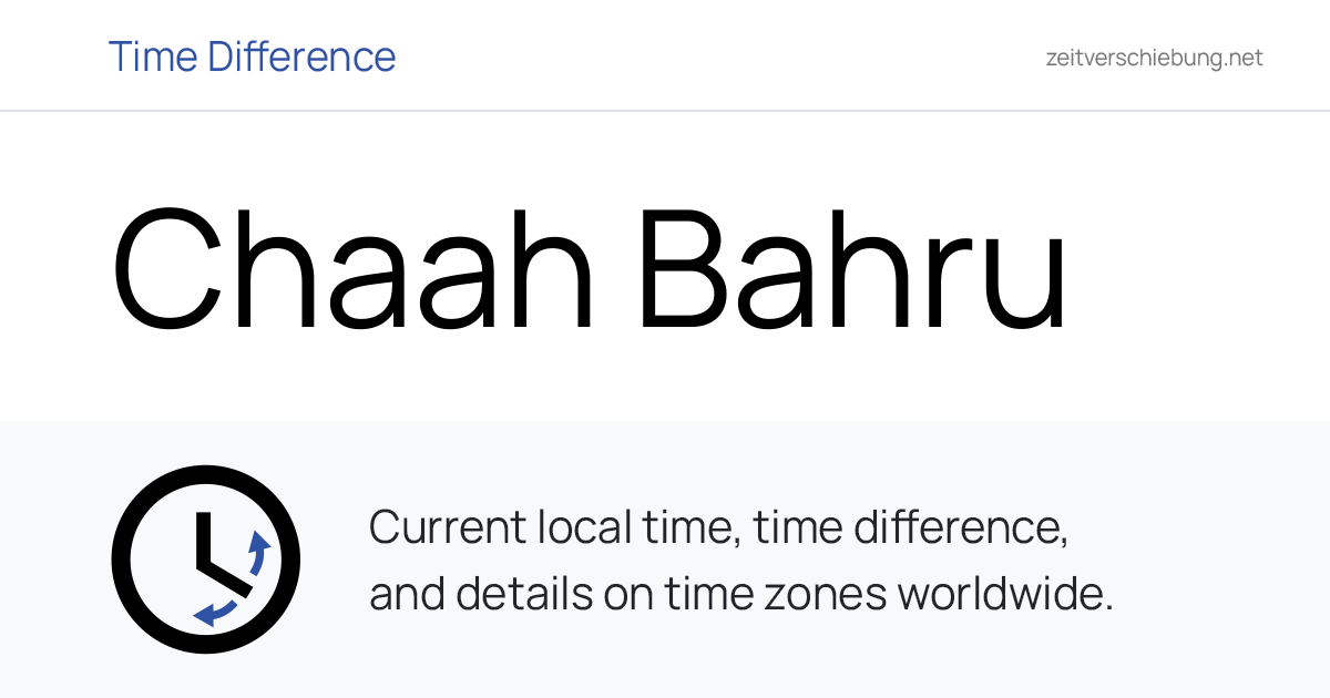 Current Local Time in Chaah Bahru, Malaysia (Daerah Batu Pahat, Johor ...