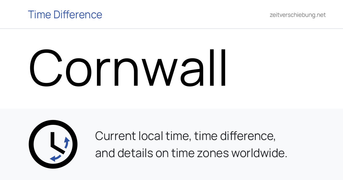 Current Local Time in Cornwall, Canada (United Counties of Stormont ...
