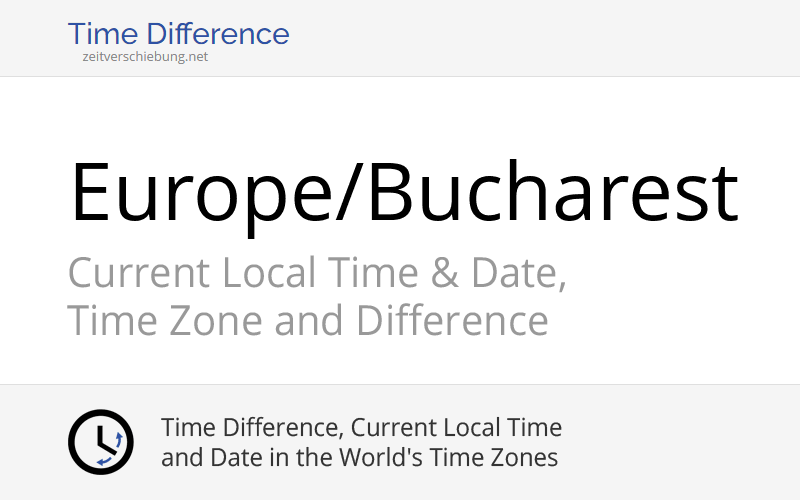 Europe/Bucharest Time Zone in Romania, Current local time