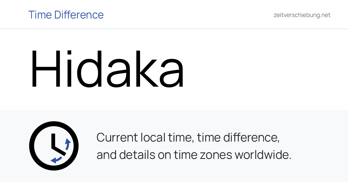 Current Local Time in Hidaka, Japan (Hidaka-shi, Saitama): Date, time ...