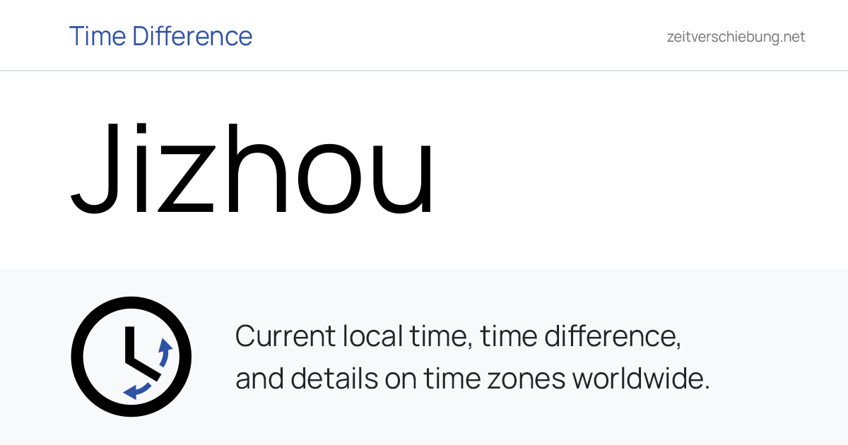 Current Local Time in Jizhou, China (Hengshui Shi, Hebei): Date, time ...