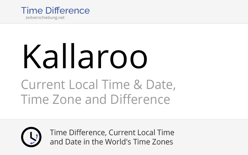 Current Local Time in Kallaroo, Australia (Joondalup, Western Australia) Date, time zone, time