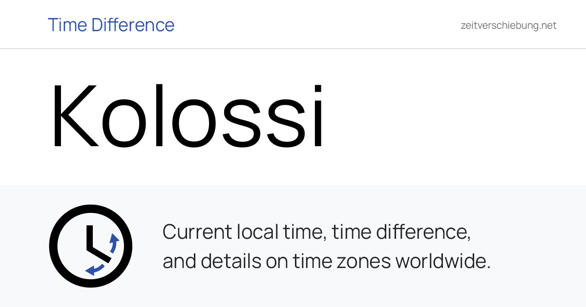 Current Local Time in Kolossi, Cyprus (Larnaka): Date, time zone, time ...