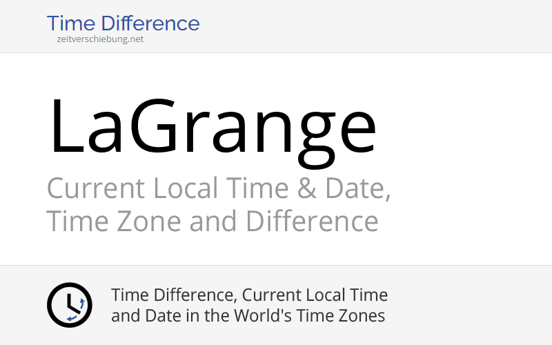Current Local Time in LaGrange, United States (Troup County,