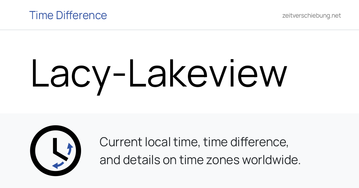 Current Local Time in Lacy-Lakeview, United States (McLennan County ...