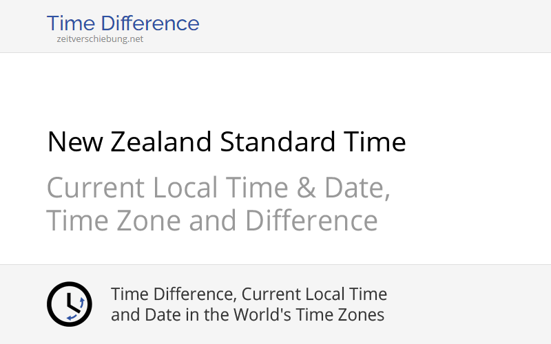 NZST New Zealand Standard Time Current local time