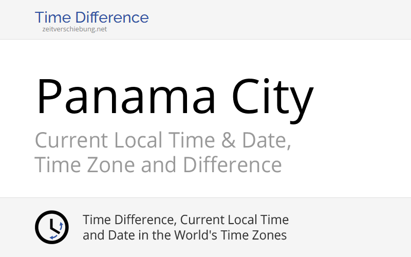 Current Local Time in Panama City, United States (Bay County, Florida) Date, time zone, time