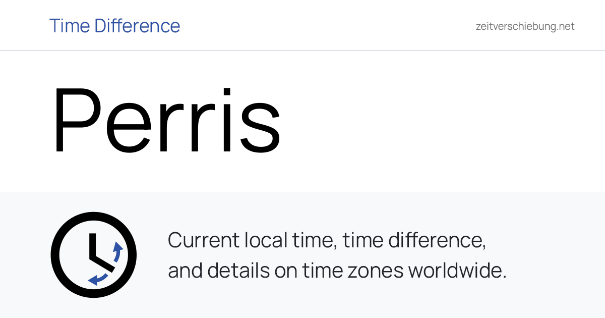 Current Local Time in Perris, United States (Riverside County ...