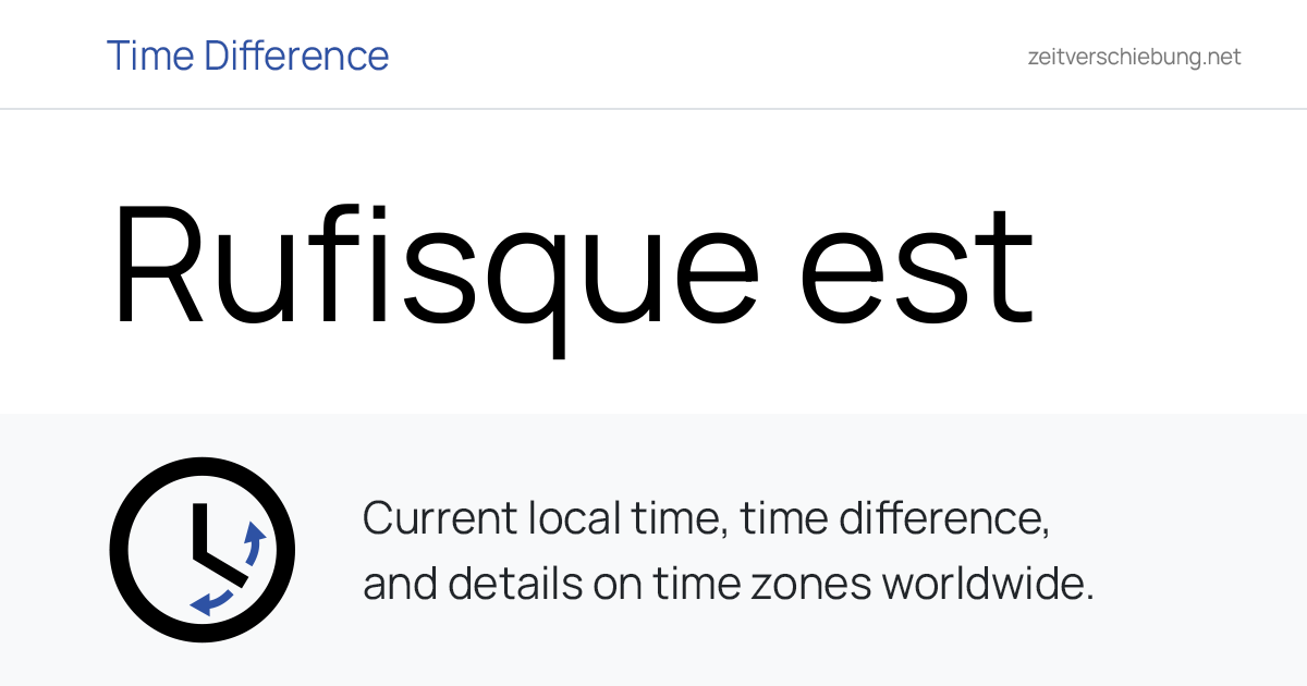 Current Local Time in Rufisque est, Senegal (Dakar): Date, time zone ...