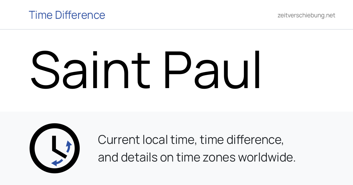 Current Local Time in Saint Paul, United States (Ramsey County ...
