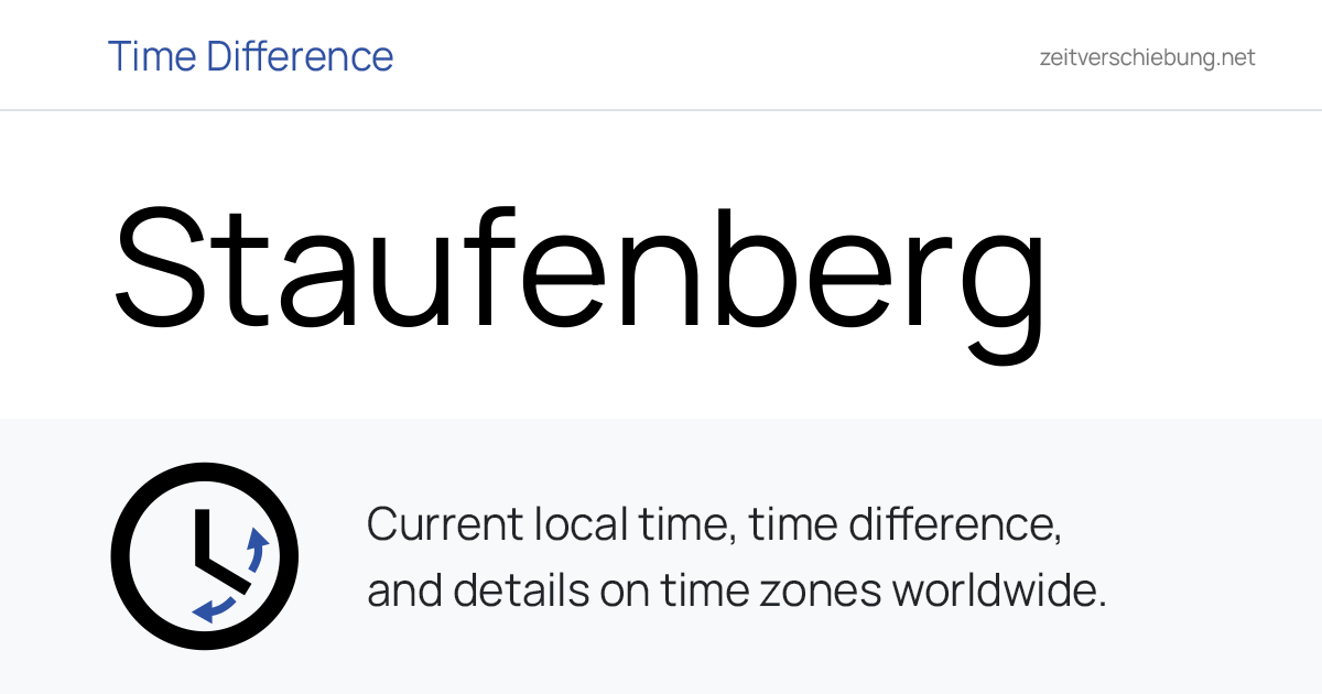 Current Local Time in Staufenberg, Germany (Regierungsbezirk Gießen ...
