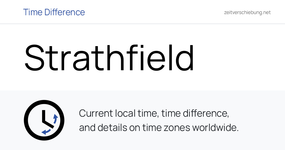 Current Local Time in Strathfield, Australia (New South Wales): Date ...