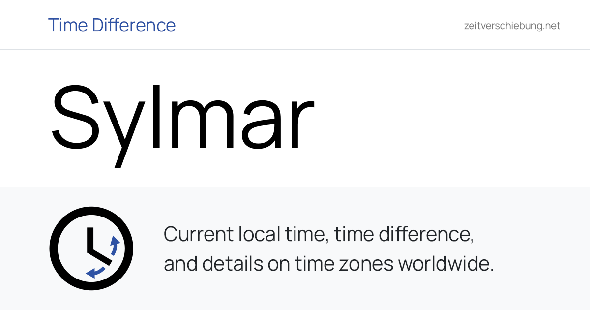 Current Local Time in Sylmar, United States (Los Angeles County ...