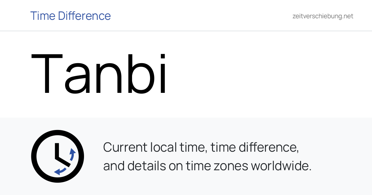 Current Local Time in Tanbi, Ivory Coast (Zanzan District): Date, time ...