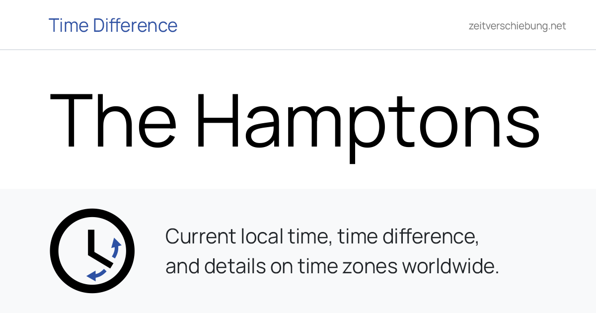 Current Local Time in The Hamptons, Canada (Edmonton, Alberta): Date ...