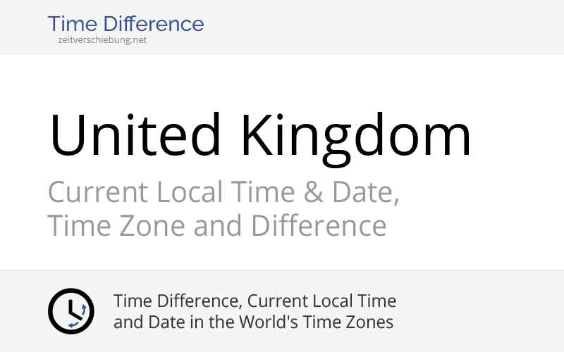 United Kingdom, Europe Current Local Time & Date, Time Zone and Time