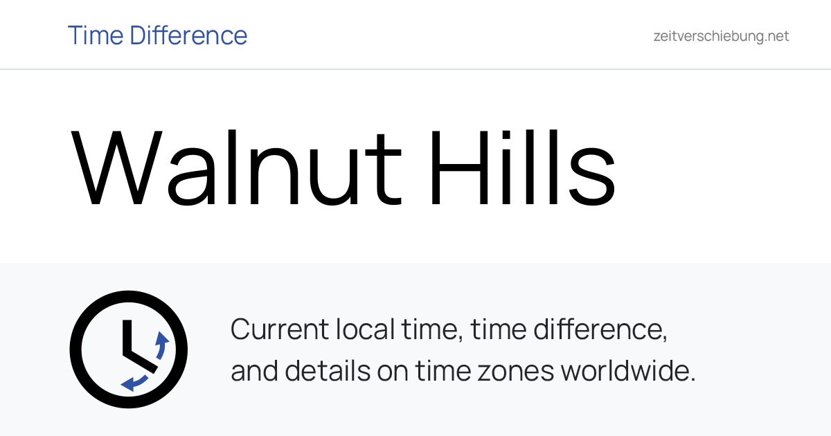 Current Local Time in Walnut Hills, United States (Hamilton County ...