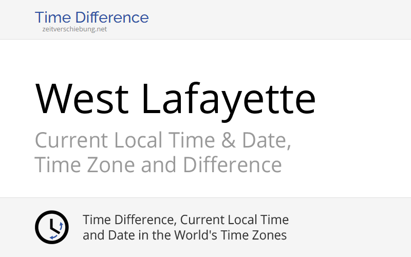 Current Local Time in West Lafayette, United States (Tippecanoe County