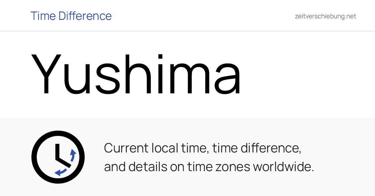 Current Local Time in Yushima, Japan (Bunkyō-ku, Tokyo): Date, time ...