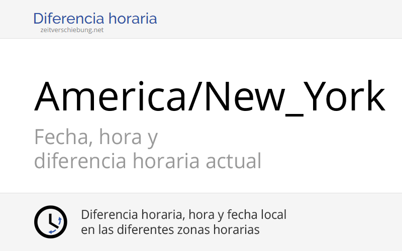 Diferencia Horaria Buenos Aires Nueva York