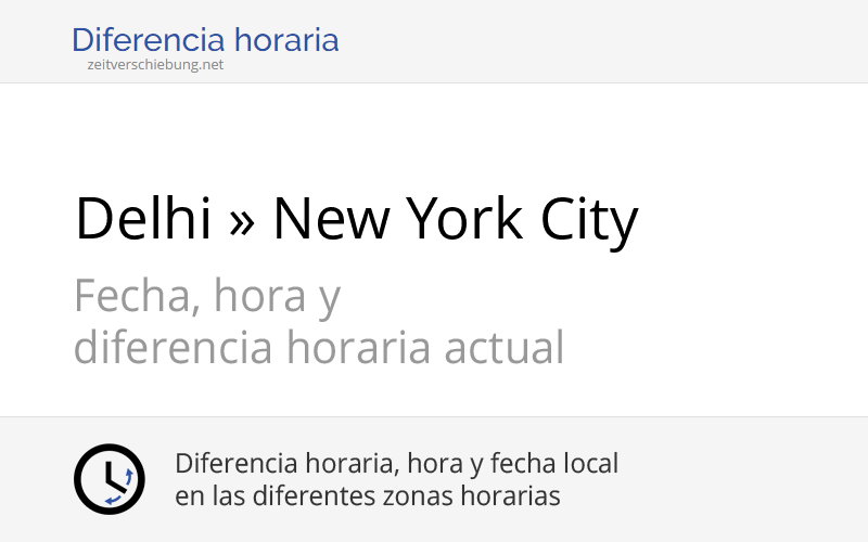 Diferencia Horaria Buenos Aires Nueva York