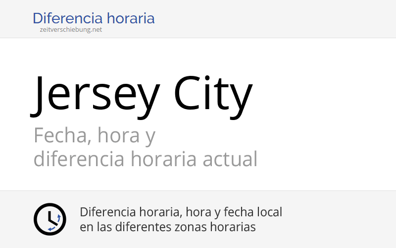 Hora actual en Jersey City, Estados Unidos (USA) (Hudson