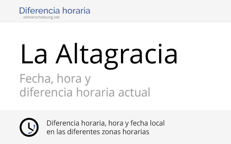 Diferencia Horaria Entre España Y Republica Dominicana