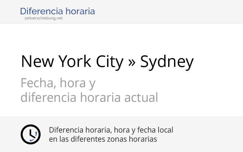 Diferencia Horaria Buenos Aires Nueva York