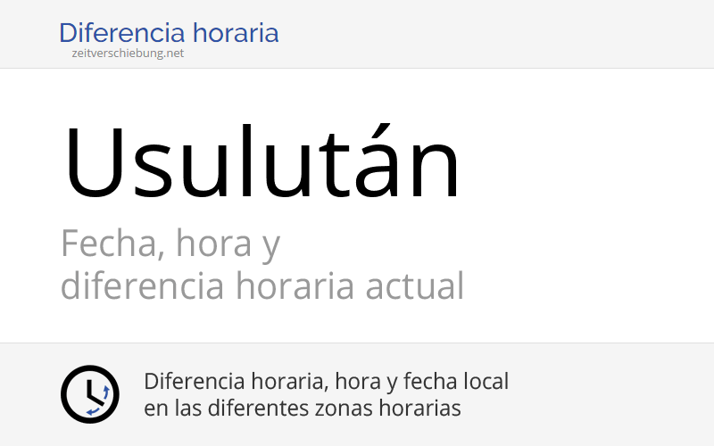 Que Horas Son En El Salvador Ahorita