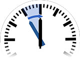 Zeitumstellung auf Sommerzeit bzw. Daylight Saving Time von 23:00 Uhr auf 0:00 Uhr